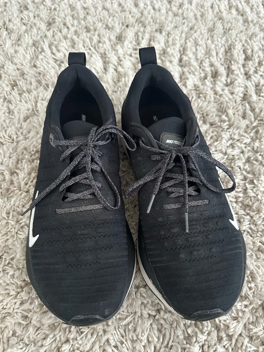 Nike ReactX Infinity Run 4 mens 11.5 Black/White DR2265-001